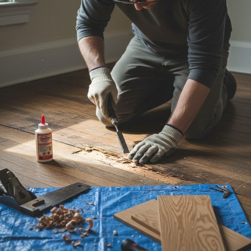 Local Wood Floor Repair pros at work